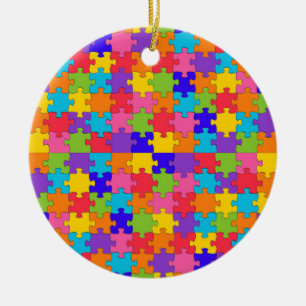 autisme puzzel keramisch ornament