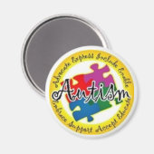 autisme puzzel magneet (Voorkant / Achterkant)