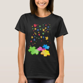 Autisme puzzel stuk liefde bewustzijn leven moeder t-shirt