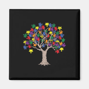 Autisme Puzzelboom Lgbt-q Gay Pride Regenboogvlag Magneet