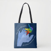 Autisme — Puzzle Bird Release Tote Bag (Voorkant)