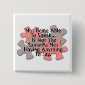 "Autisme: Puzzle Button zonder spraak