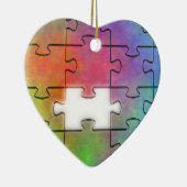 Autisme Puzzle - Heart Ornament (Rechts)