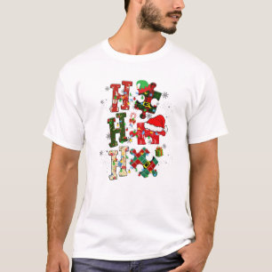 Autisme Puzzle Kersthoho Autistic T-shirt
