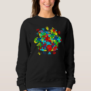 Autisme Puzzle Love Autism Awareness Family Group Trui