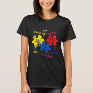 Autisme Puzzle Periodic Table Elements Mo T-shirt
