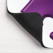 Autisme Puzzle Piece Paars Muismat (Hoek)