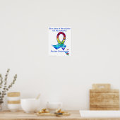 Autisme Rainbow Puzzle Ribbon Poster (Keuken)