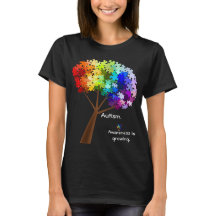 Autisme Rainbow Puzzle Tree