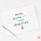 "Autisme Rainbow" Sticker Sheets (Envelop)