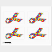 Autisme Rechthoekige Sticker (Vel)