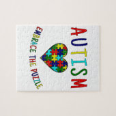 Autisme remt de puzzle legpuzzel (Horizontaal)