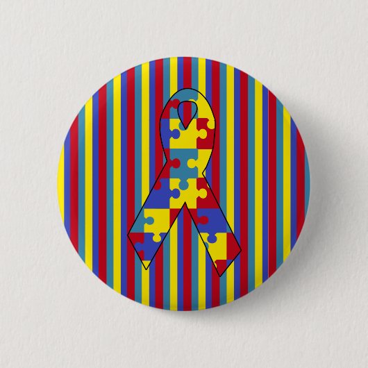 Autisme Ronde Button 5,7 Cm (Voorkant)