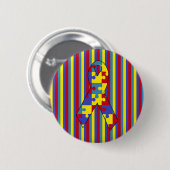 Autisme Ronde Button 5,7 Cm (Voorkant /achterkant)