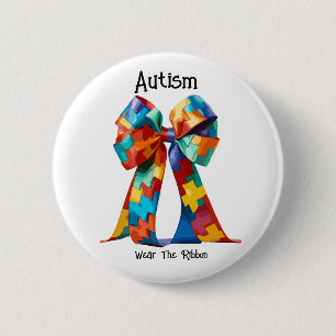 Autisme Ronde Button 5,7 Cm