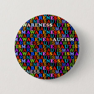 Autisme Ronde Button 5,7 Cm