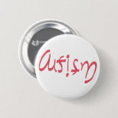 Autisme Ronde Button 5,7 Cm (Voorkant /achterkant)