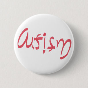 Autisme Ronde Button 5,7 Cm