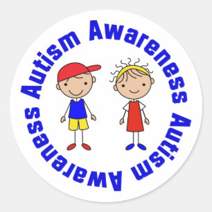 Autisme Ronde Sticker