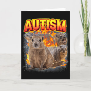 Autisme Rots Klipdas Ongepast Grappig Raar Specifi Kaart