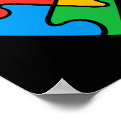 Autisme Shirt voor kinderen Poster (Hoek)