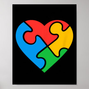 Autisme Shirt voor kinderen Poster