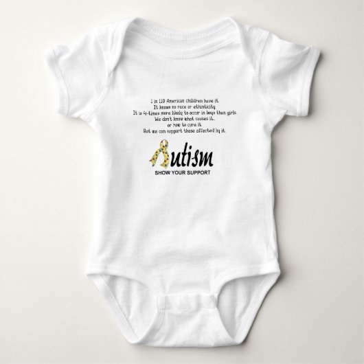 Autisme Show uw support Shirt (Voorkant)