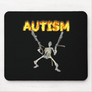Autisme Skelet Grappig Vreemd Specifiek Dank Meme Muismat
