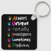 Autisme Sleutelhanger (Achterkant)