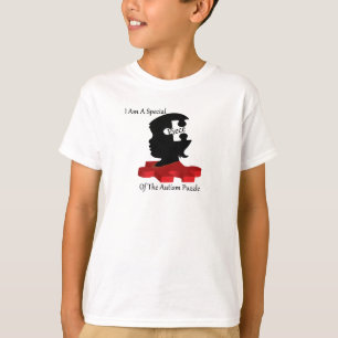 Autisme spécial Puzzle T-shirt de base pour enfant