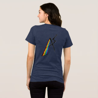 Autisme Spectrum AS Symbool | Moderne Regenboog Tri-Blend Shirt
