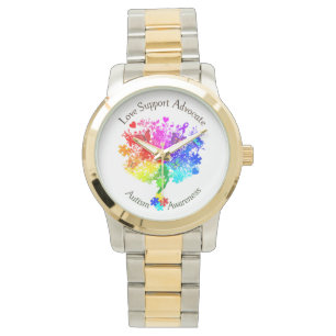 Autisme Spectrum Tree Horloge