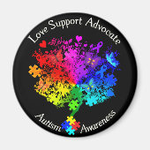 Autisme Spectrum Tree Magneet (Voorkant)