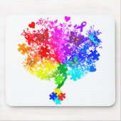 Autisme Spectrum Tree Muismat (Voorkant)