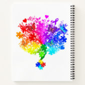 Autisme Spectrum Tree Notitieboek (Achterkant)