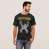 Autisme Squelette Mème Drôle Hommes Femmes T-shirt (Devant entier)