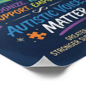 Autisme Stemmen Poster (Hoek)