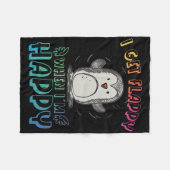 Autisme stimulerende pinguïn ik krijg flappy als i fleece deken (Voorkant (Horizontaal))