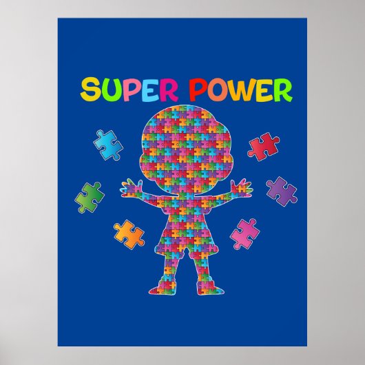 Autisme, superkracht poster (Voorkant)