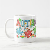Autisme Support Céramique Mug (Gauche)