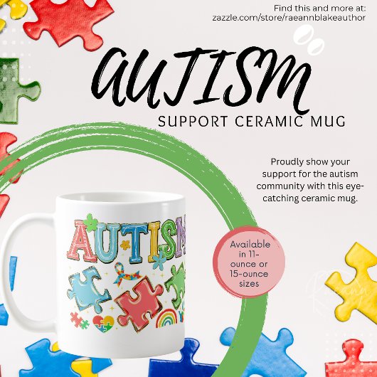 Autisme Support Céramique Mug