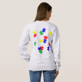 Autisme - Sweatshirt de base des femmes (Dos entier)