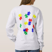 Autisme - Sweatshirt de base des femmes (Dos)