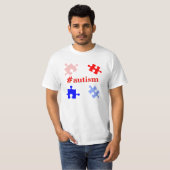 #autisme t-shirt (Voorkant volledig)