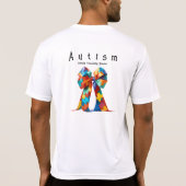 Autisme T-shirt (Achterkant)