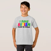 Autisme - T-shirt de base pour enfants (Devant entier)