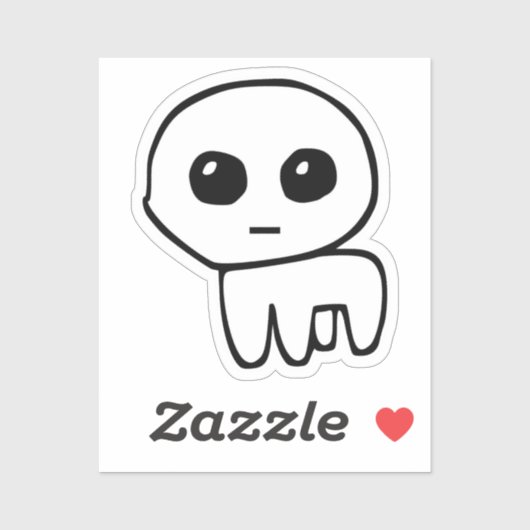 Autisme TBH schepsel van autisme Sticker (Vel)