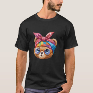 Autisme Teddysbeer Bandana Autisme Bewustzijn T-shirt