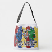 Autisme - Tout-Sur-Imprimé Sac Corps, Grand (Dos)