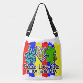 Autisme - Tout-Sur-Imprimé Sac Corps, Grand (Devant)